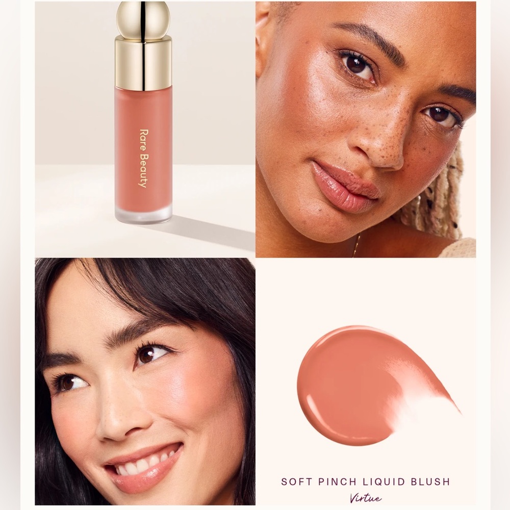 RARE BEAUTY Soft Pinch Liquid Blush – Shade: VIRTUE (0.25 fl oz / 7.5ml) - Picture 4 of 6